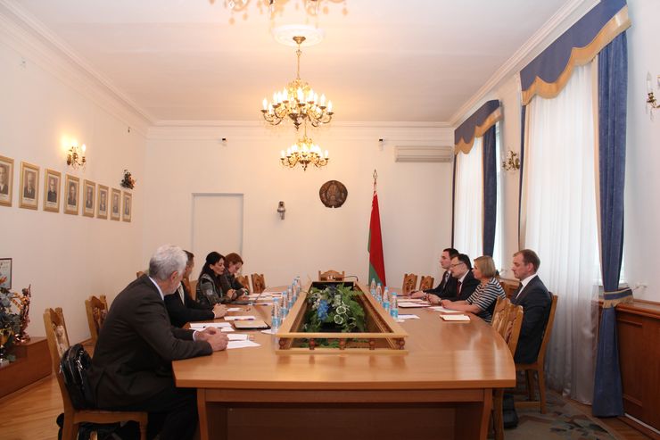 Встреча первого заместителя Председателя Верховного Суда Республики Беларусь с представителями Совета Европы